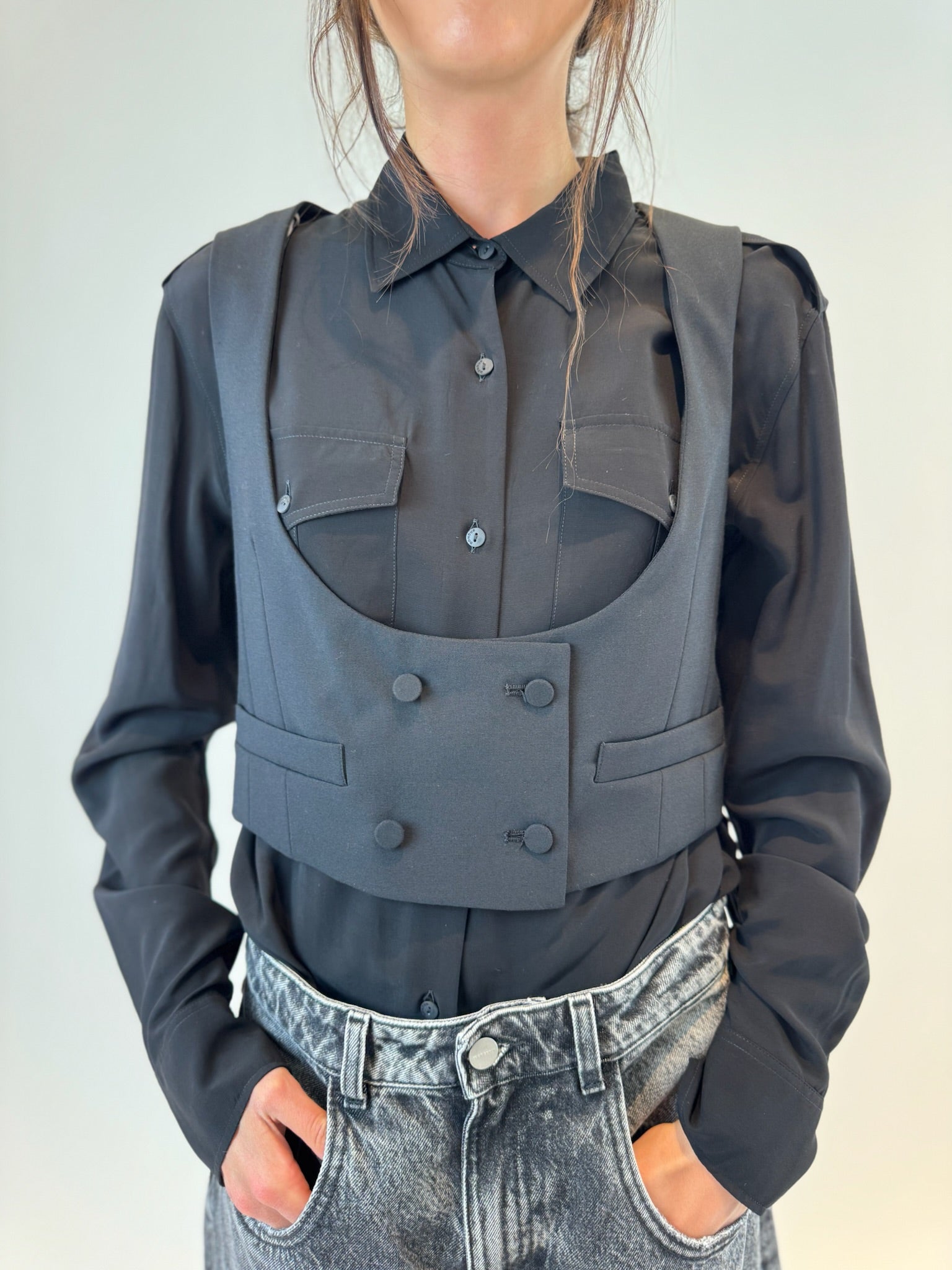 Gilet doppiopetto Dondup