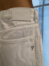 SHORTS BOTTONE GIOIELLO BIANCO