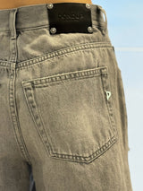 SHORTS BOTTONE GIOIELLO GRIGIO