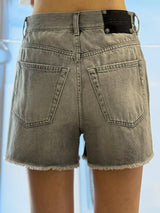 SHORTS BOTTONE GIOIELLO GRIGIO