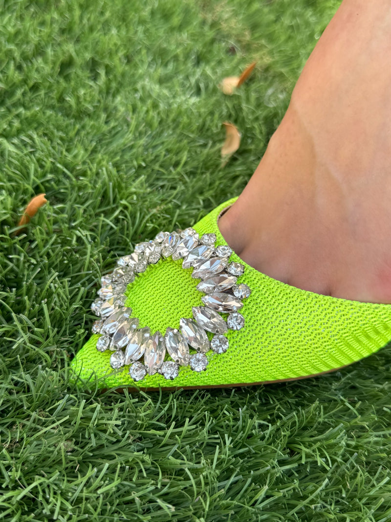 Sandalo lilibeth giallo fluo