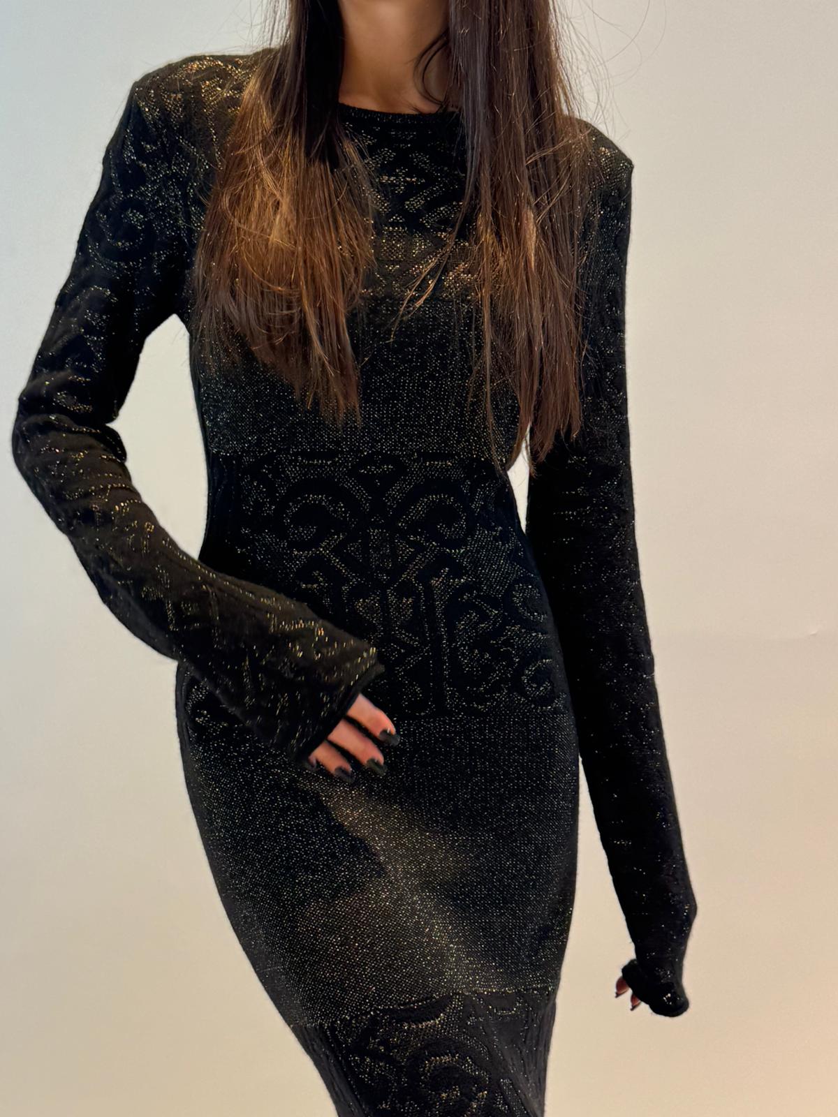 Abito lungo con oblò