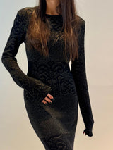 Abito lungo con oblò