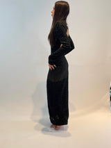 Abito lungo con oblò